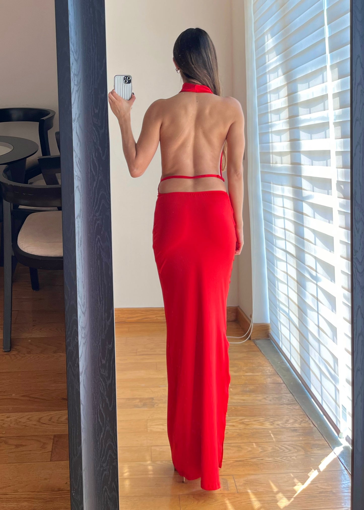 Tamara Red Maxi Dress