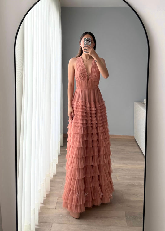 Sienna Pink Maxi Dress