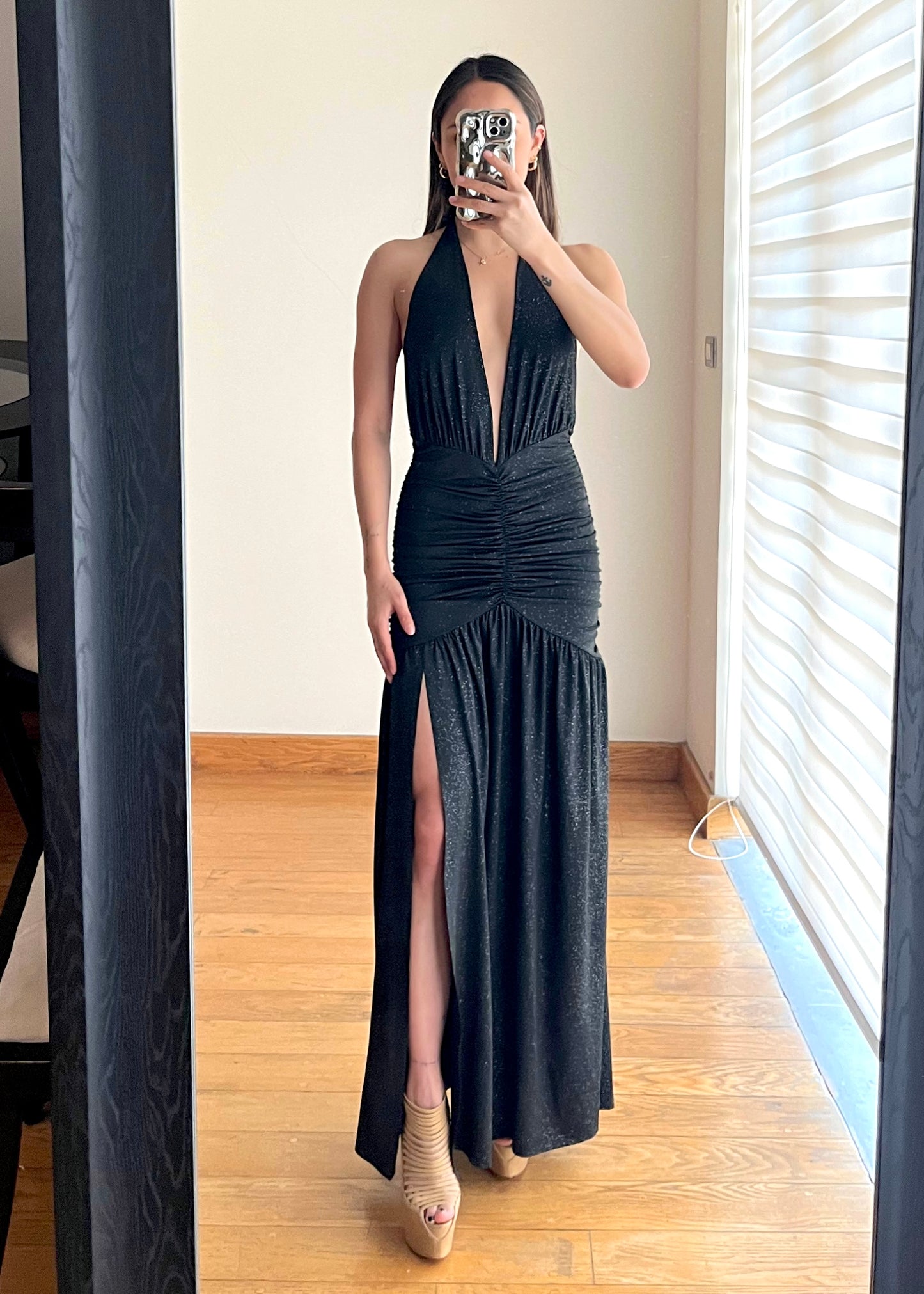 Hilda Black Maxi Dress