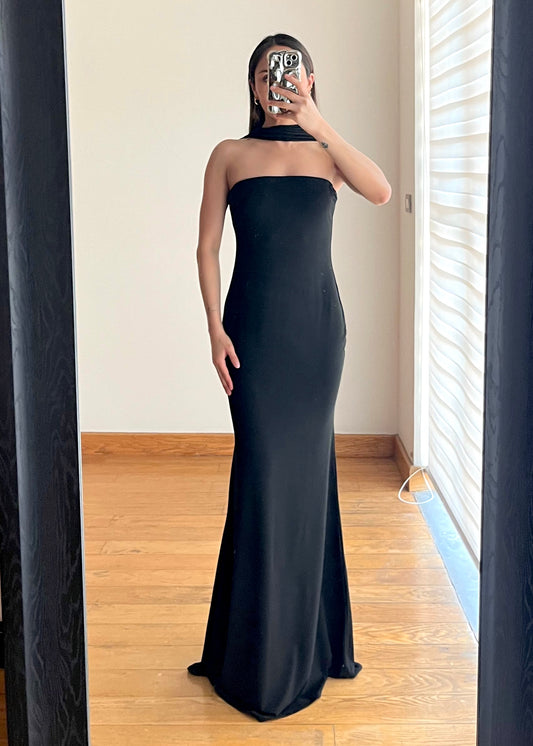 Gilda Black Maxi Dress