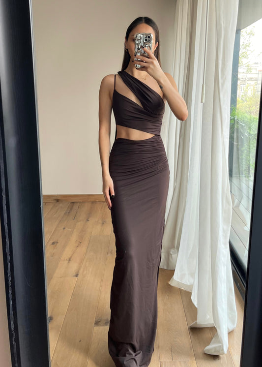 Luna Brown Dress