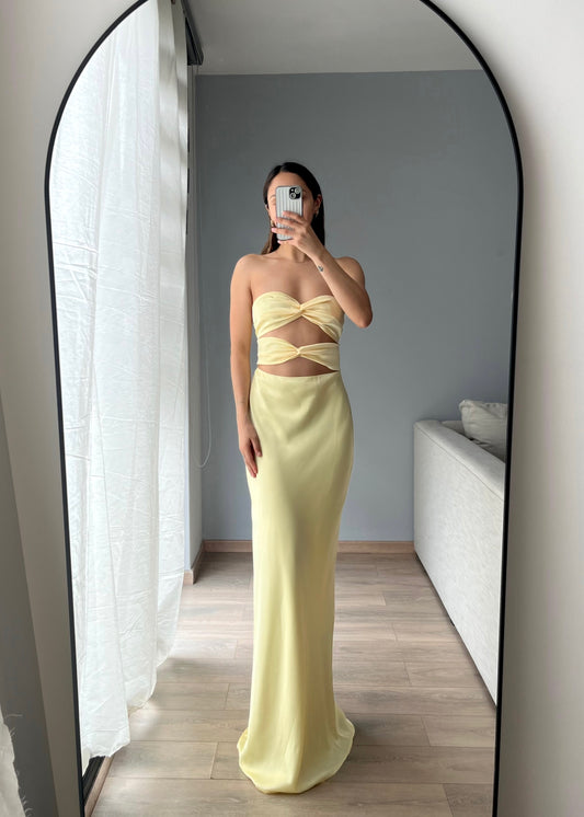 Frida Yellow Maxi Dress