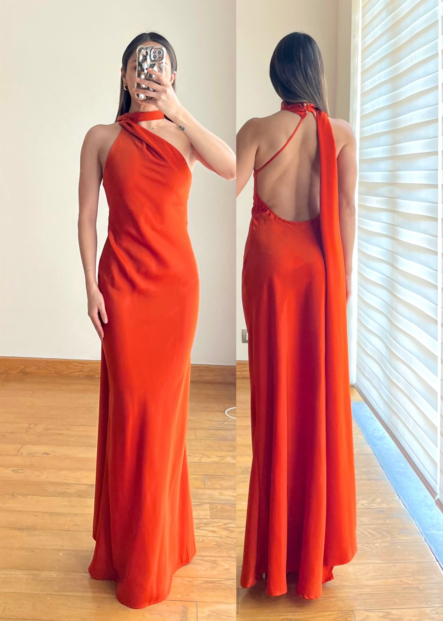 Paola Terracota Maxi Dress
