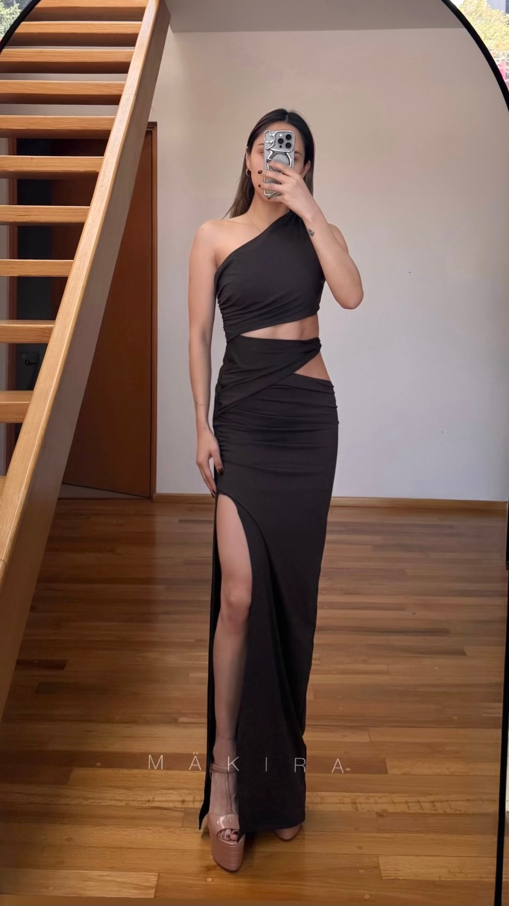 Chantal Brown Maxi Dress