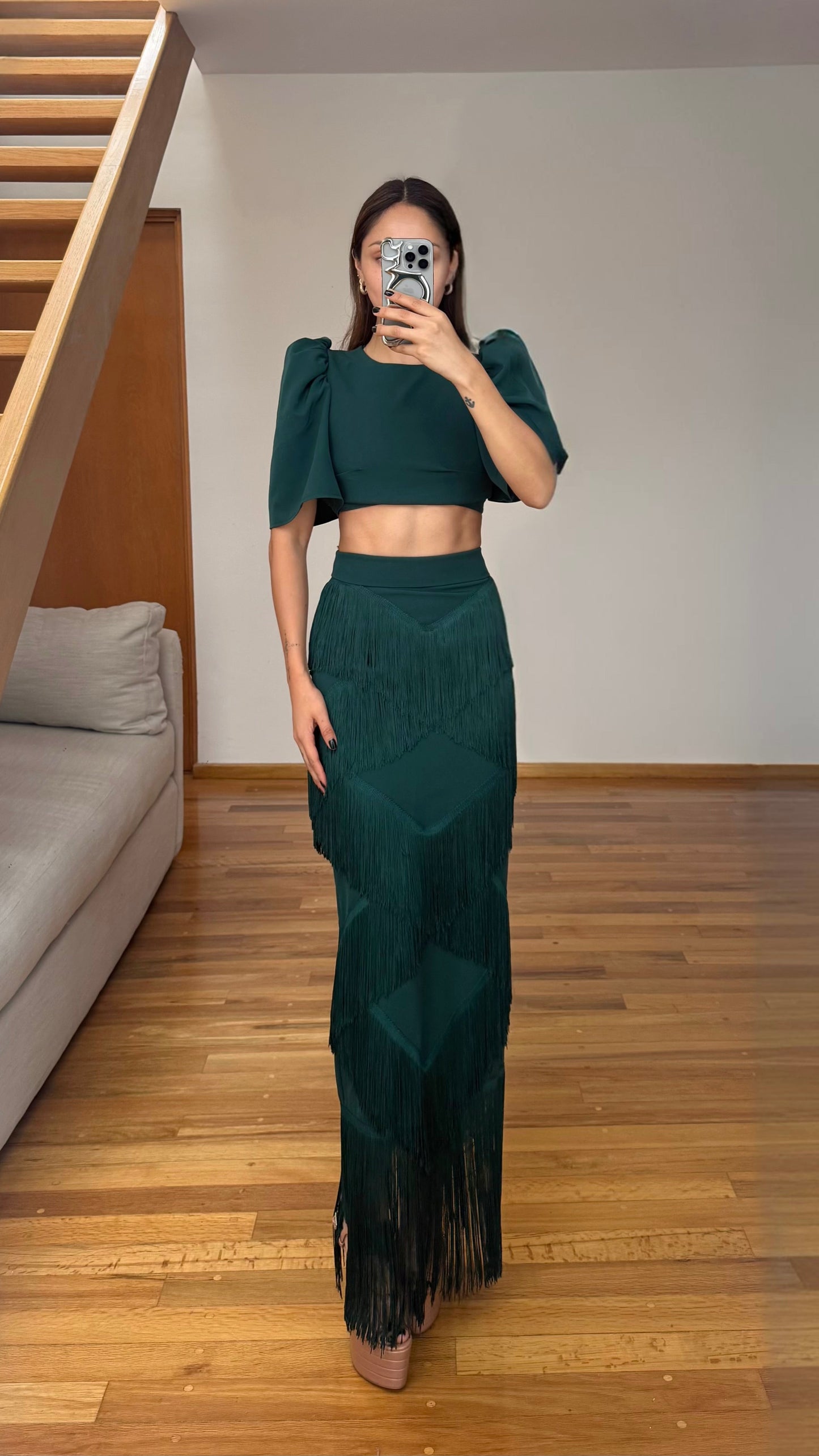 Vienna Green Maxi Set