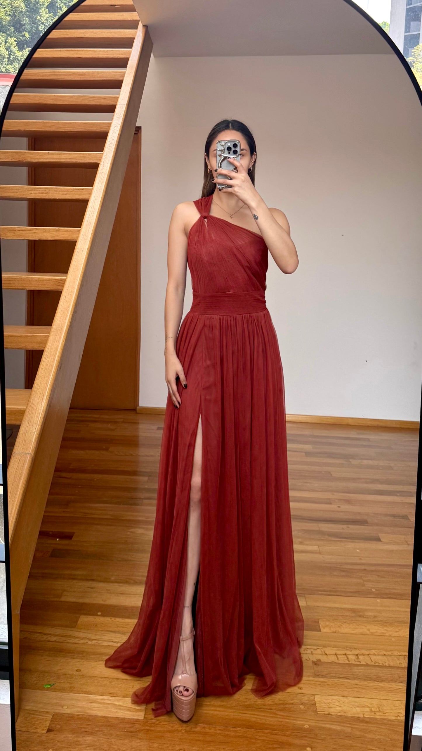 Ofelia Terracota Maxi Dress