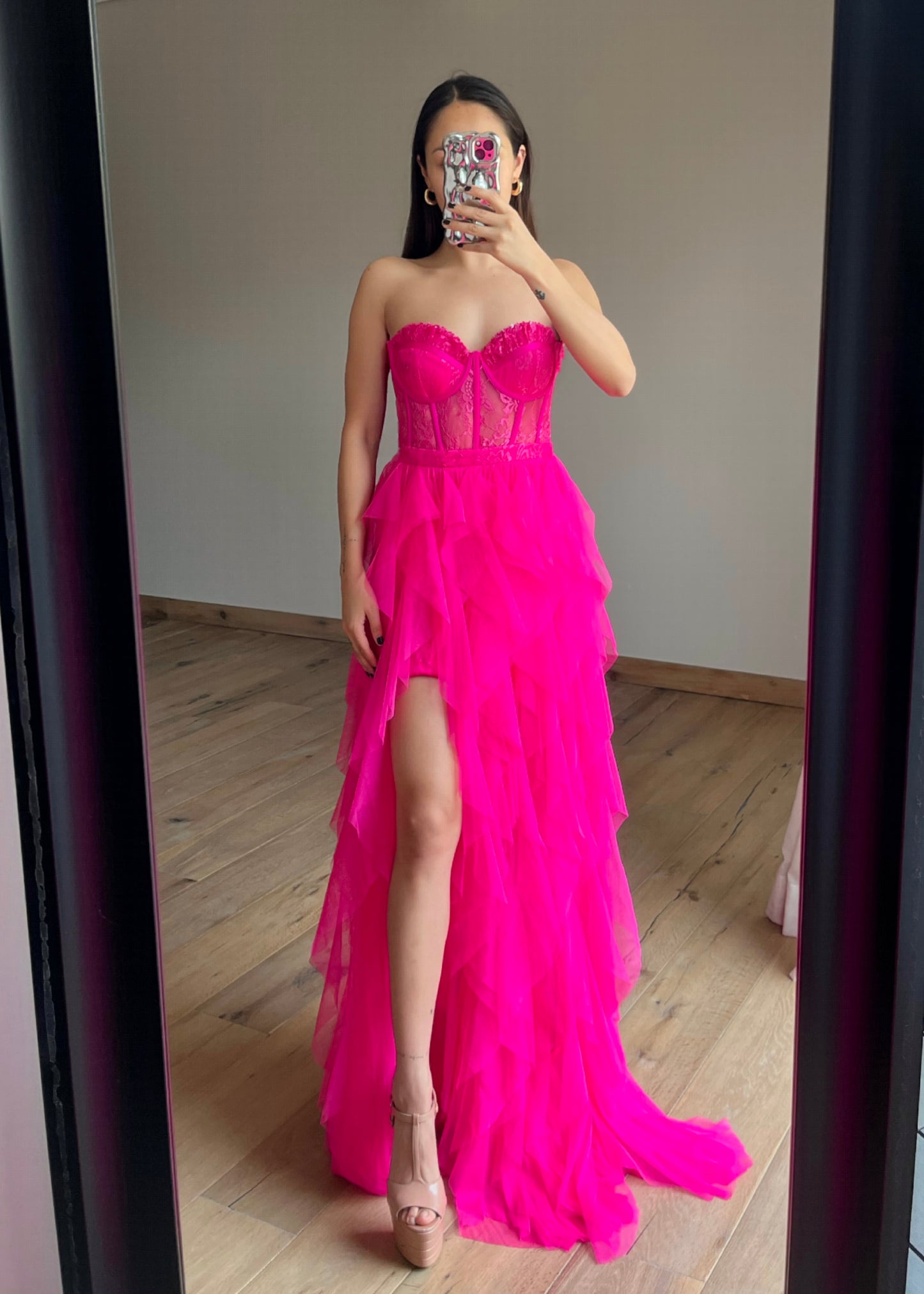 Rebecca Pink Maxi Dress