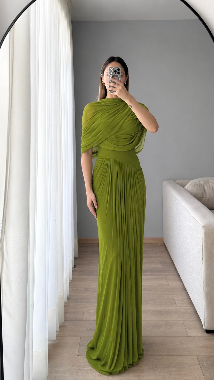 Danna Green Maxi Dress