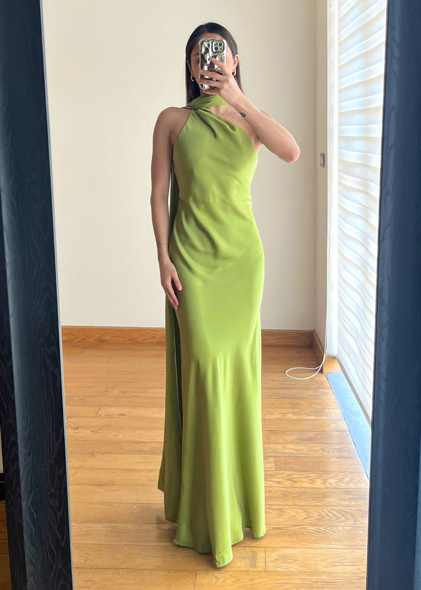 Paola Green Maxi Dress