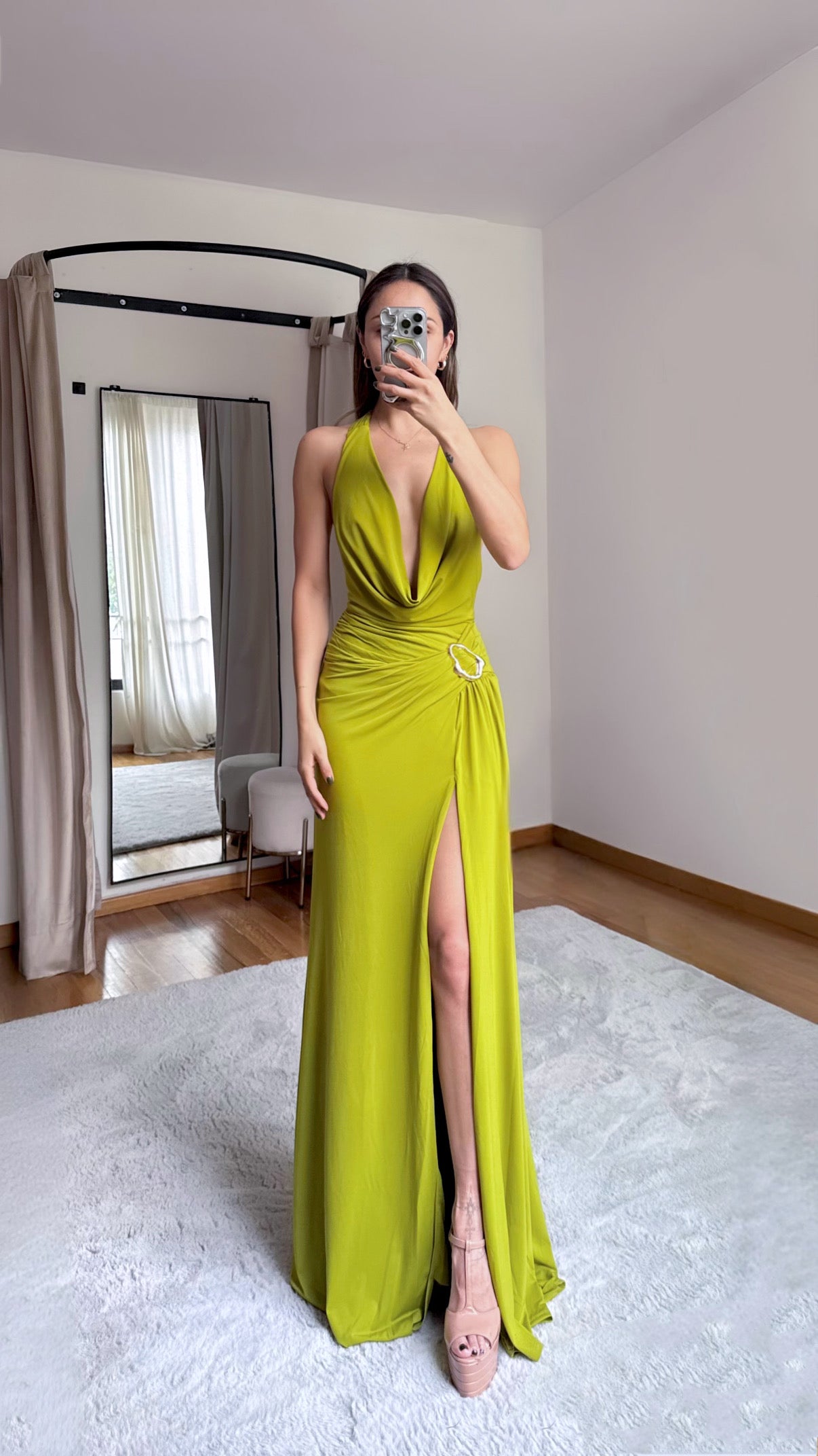 Barbie Green Maxi Dress