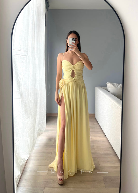 Jessica Yellow Maxi Dress