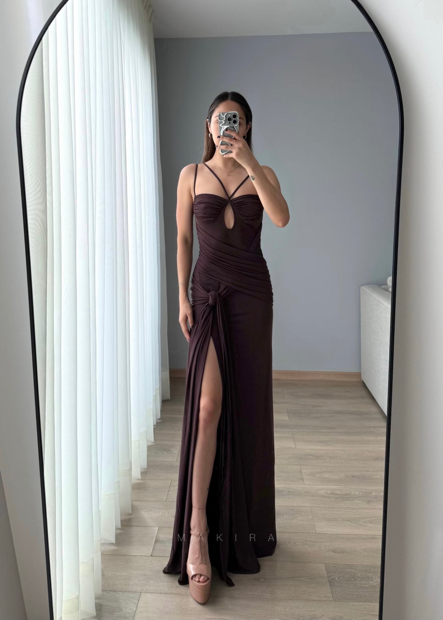 Leila Brown Dress