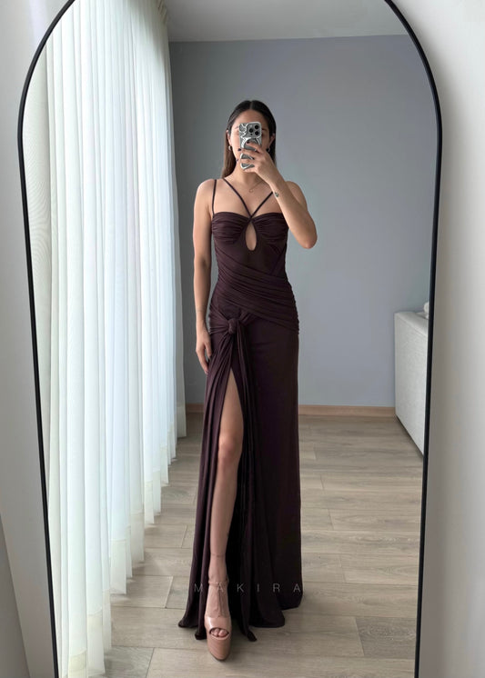 Leila Brown Dress