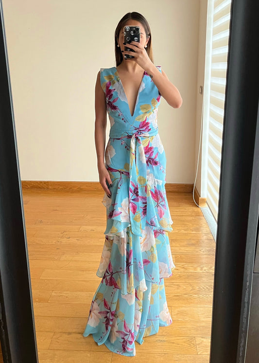 Lorelei Flower Maxi Dress