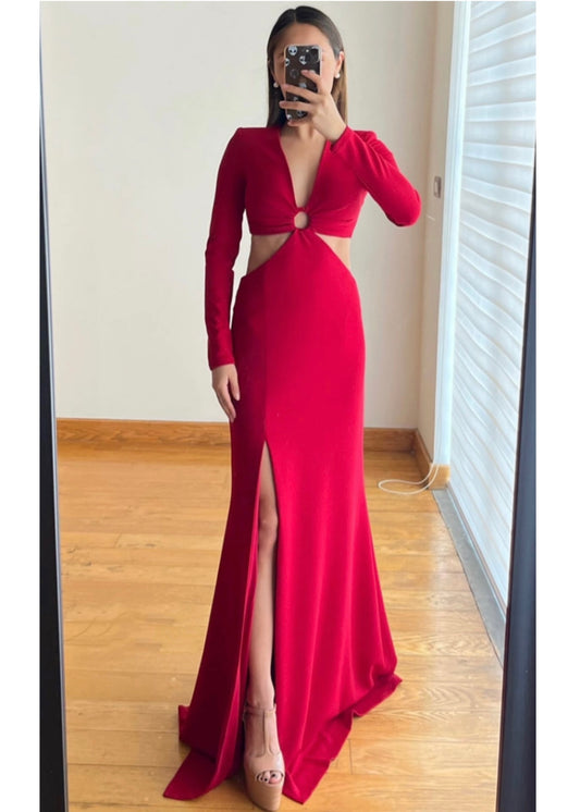 Holanda Maxi Red Dress
