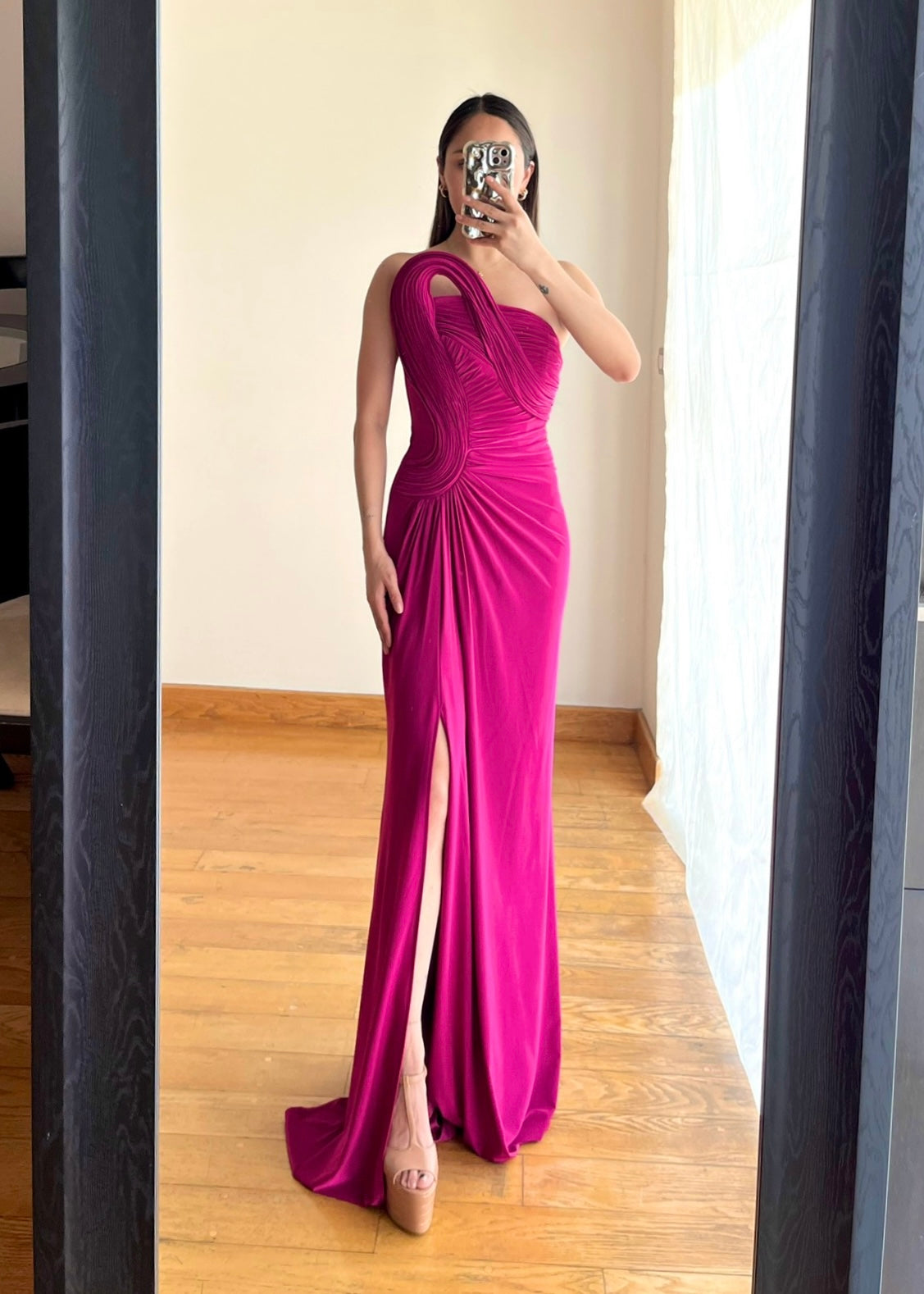 Nora Pink Maxi Dress