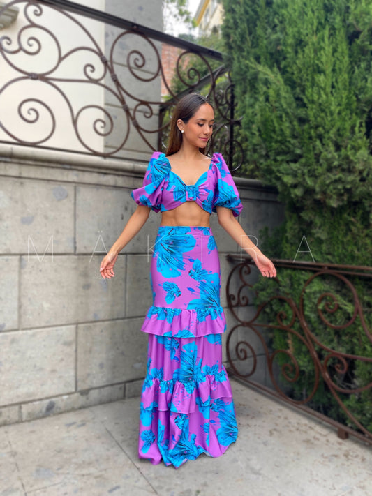 Idalia Blue Tropical Set