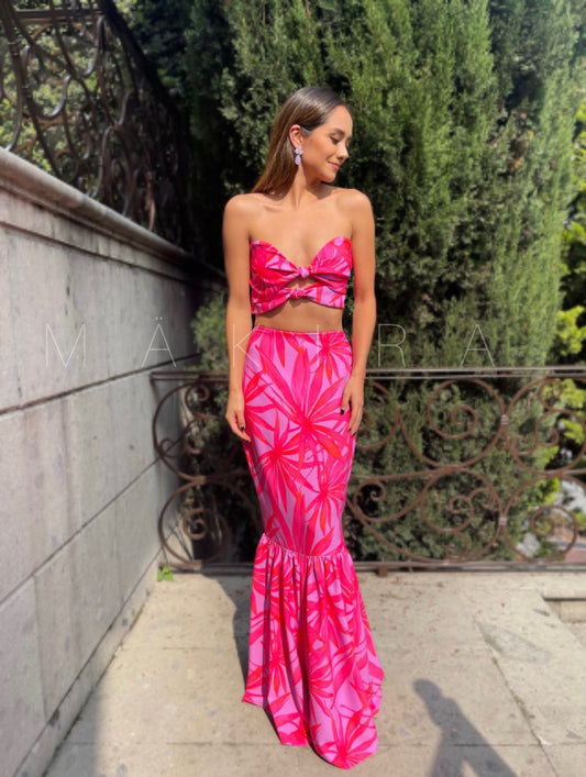 Marena Pink Tropical Set