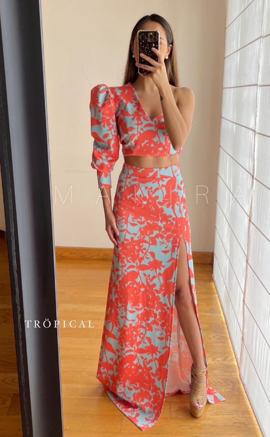 Maria Orange Tropical Set