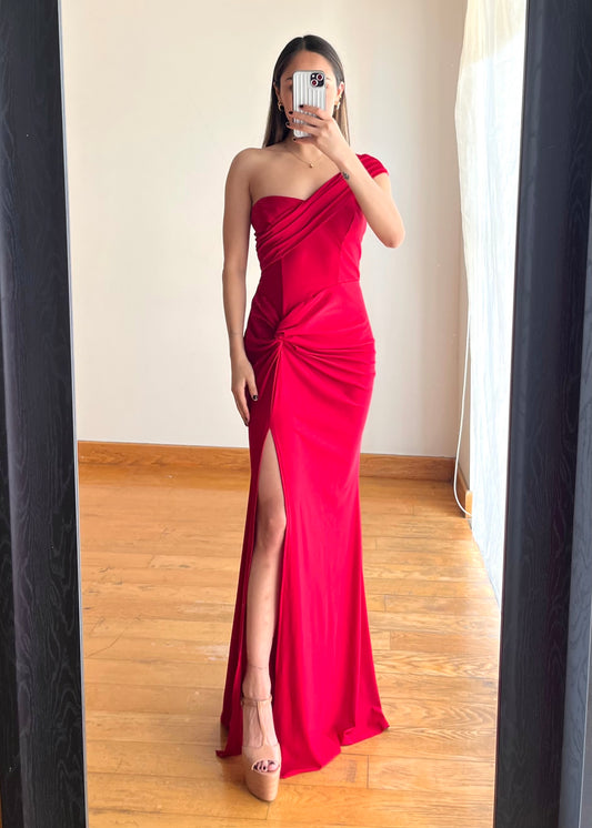 Fatima Red Maxi Dress