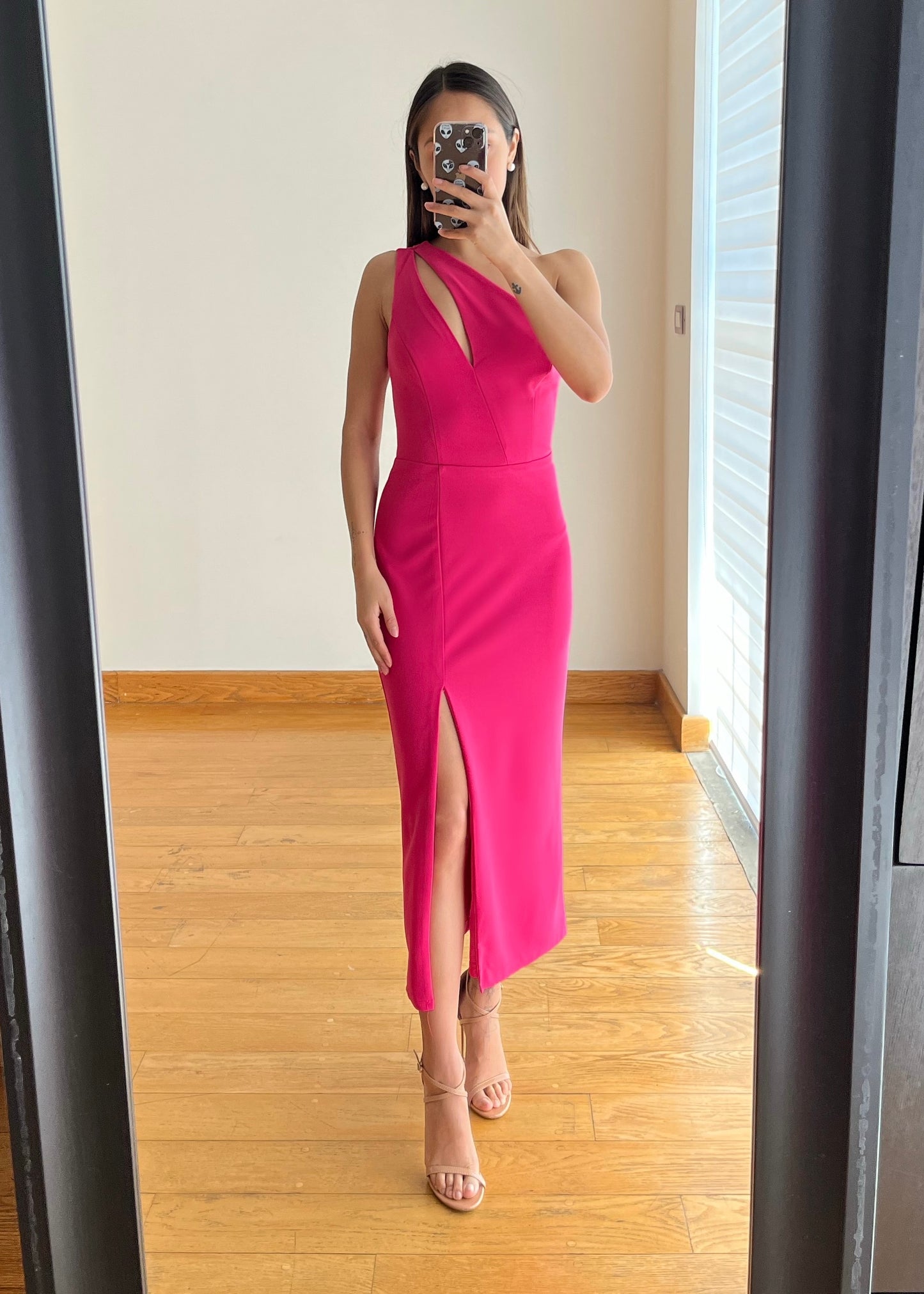 Estonia Pink Midi Dress