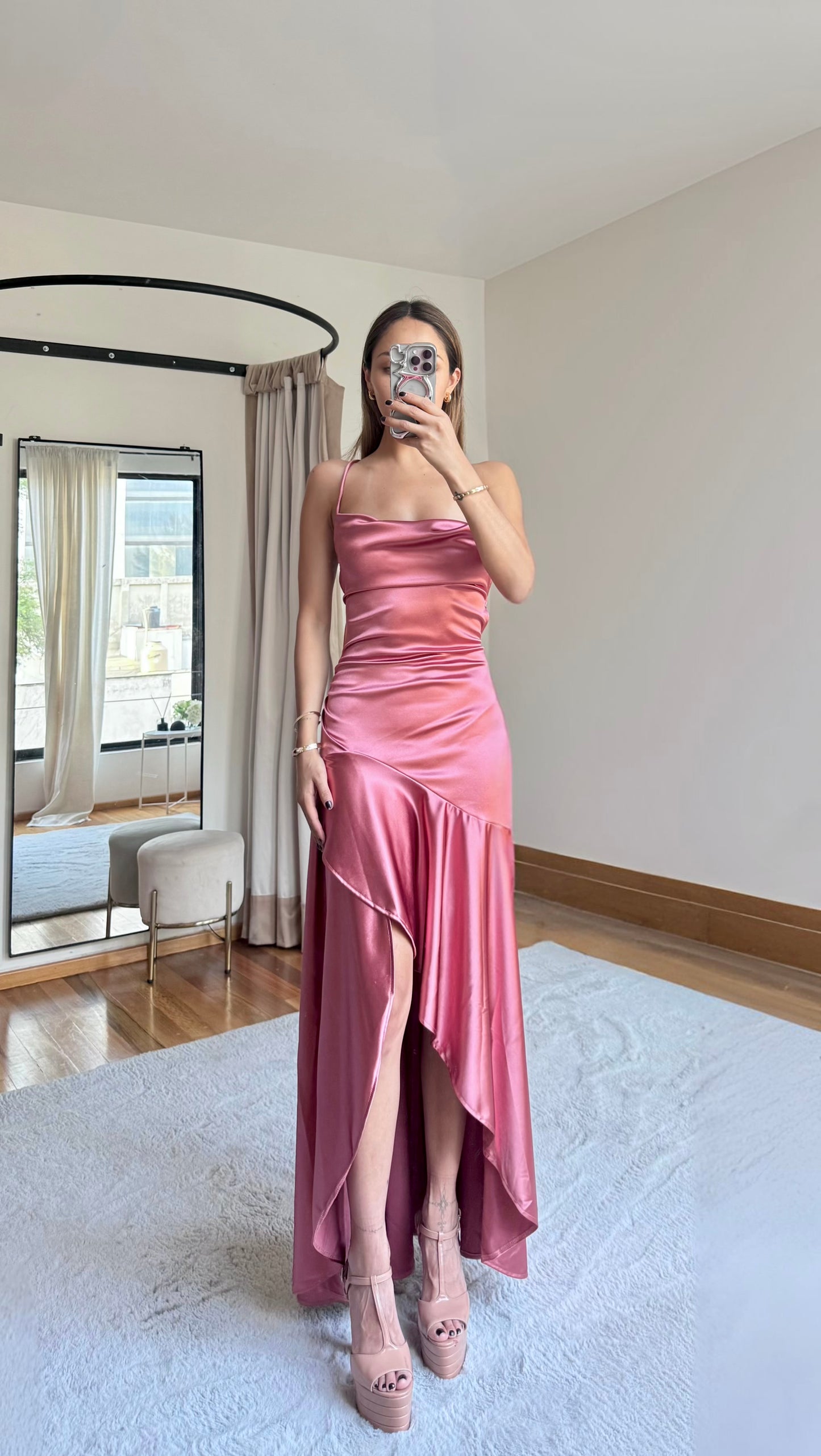 Kora Pink Maxi Dress