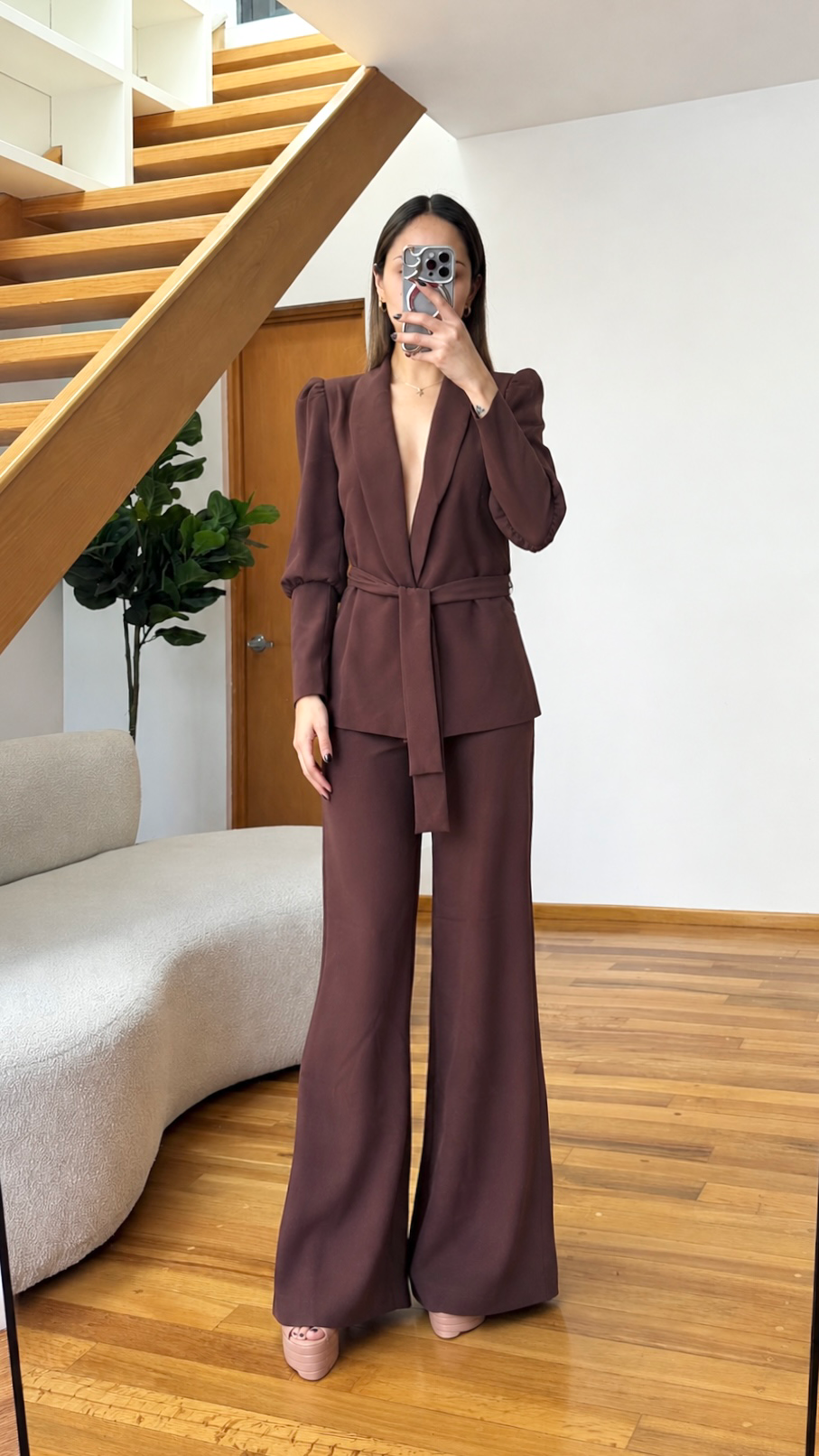 Julia Brown Suit