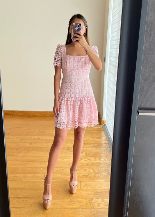 Candy Pink Mini Dress