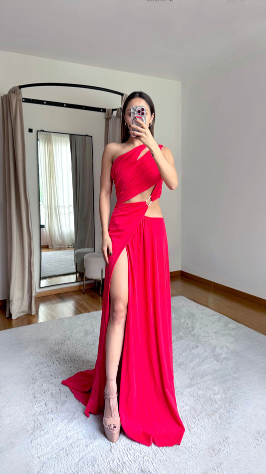 Frida Red Maxi Dress