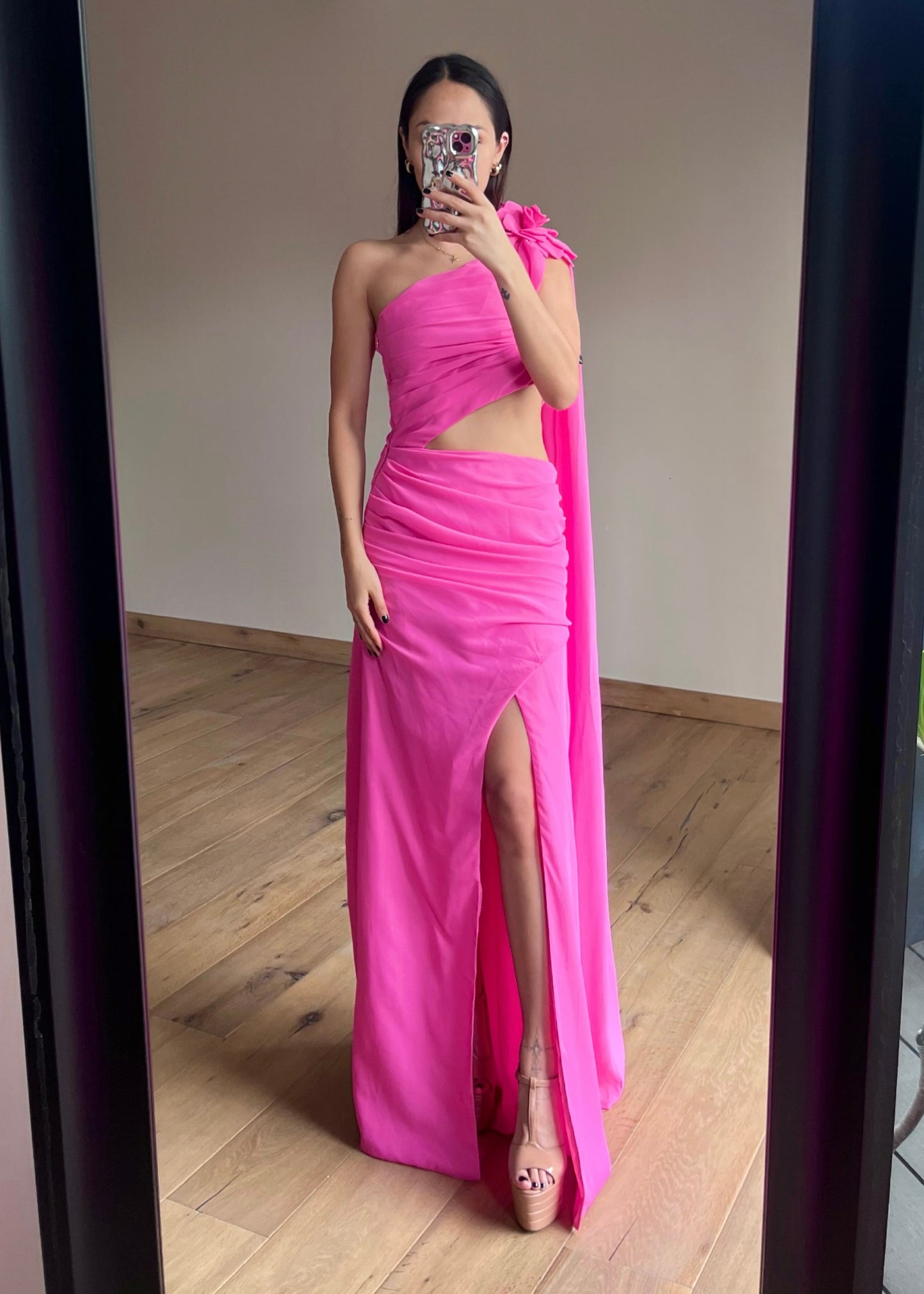 Julieta Pink Maxi Dress