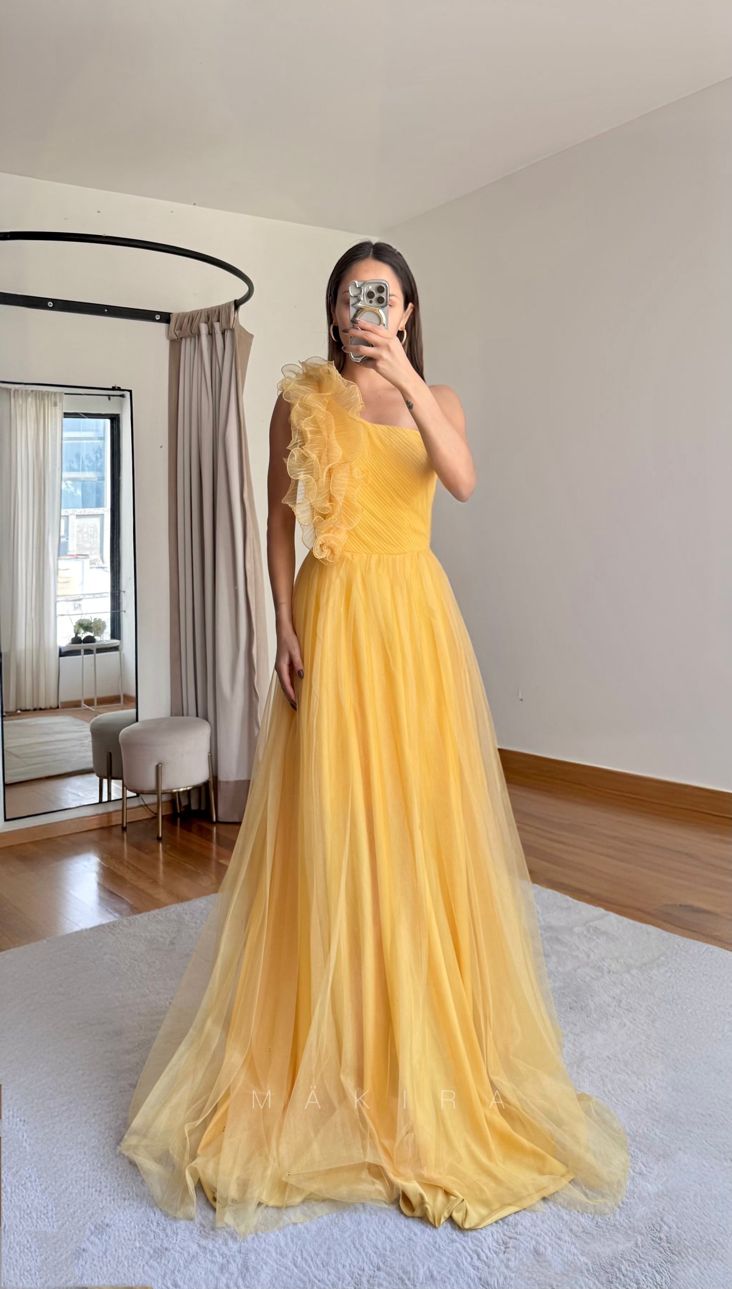 Yuli Yellow Maxi Dress