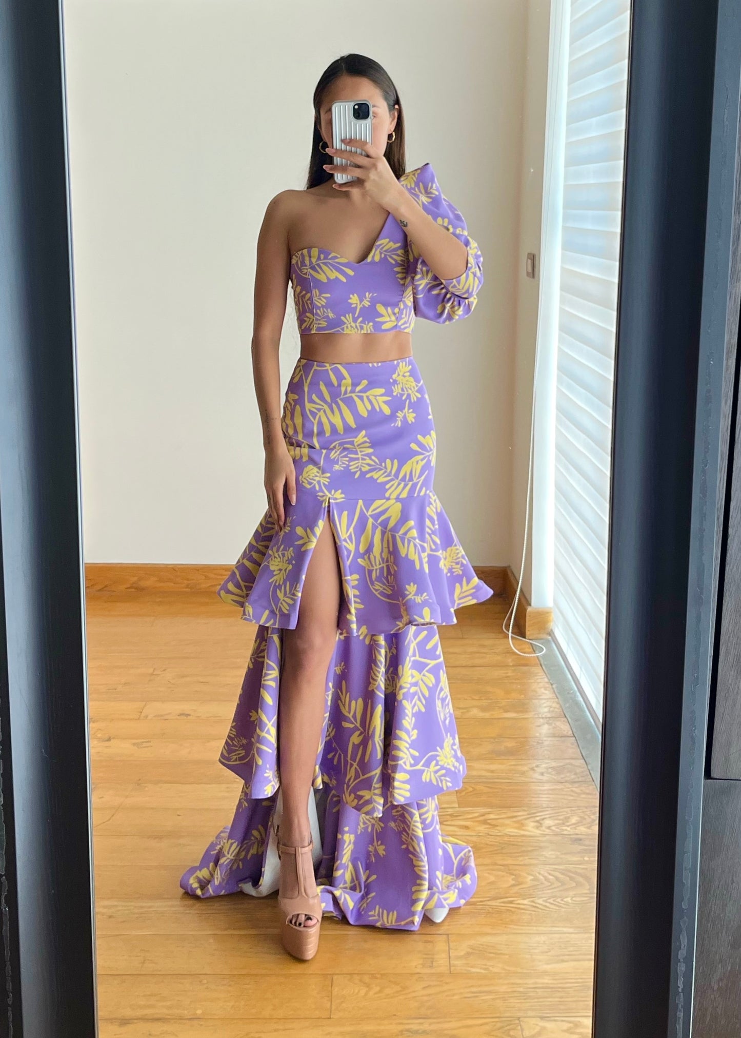 Lucrecia Purple Tröpical Dress