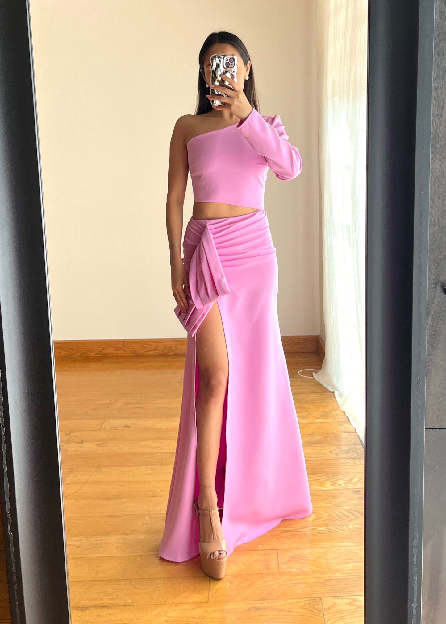 Zelia Pink Maxi Dress