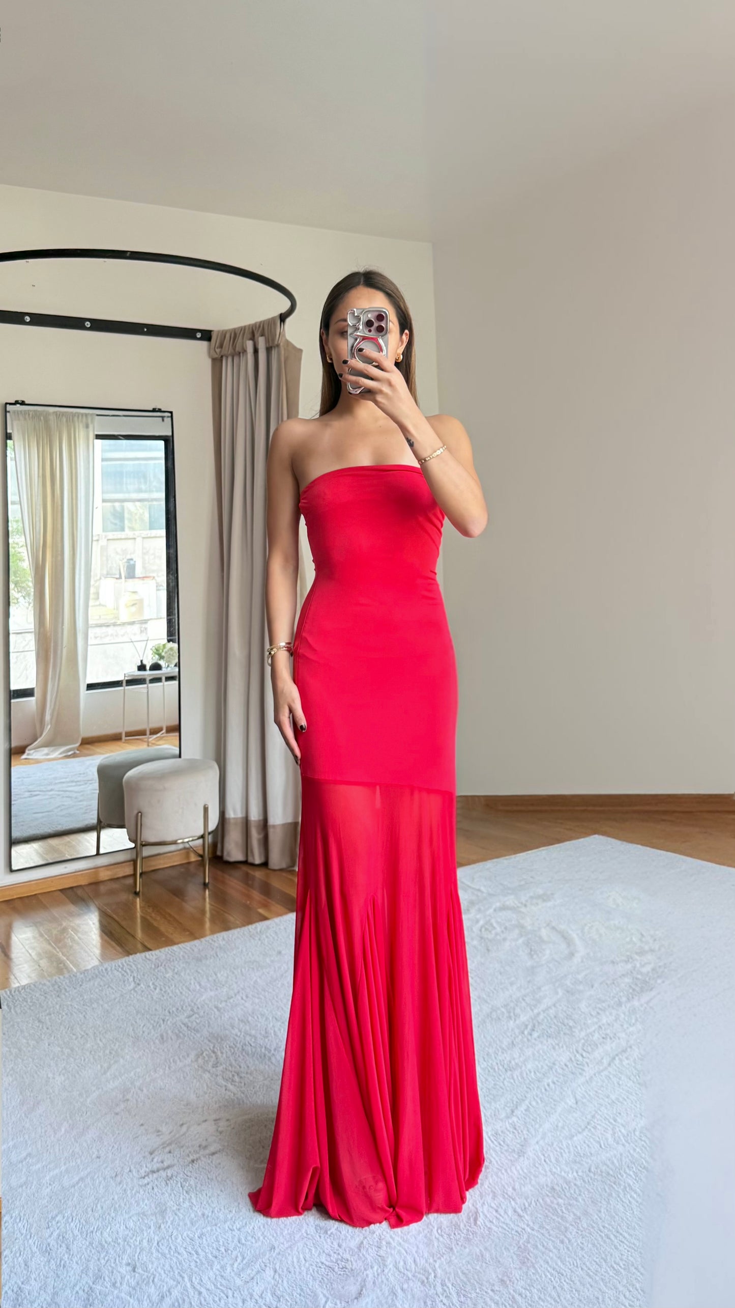 Reia Red Maxi Dress