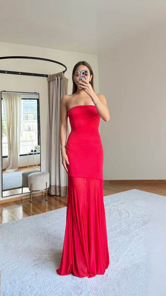 Reia Red Maxi Dress