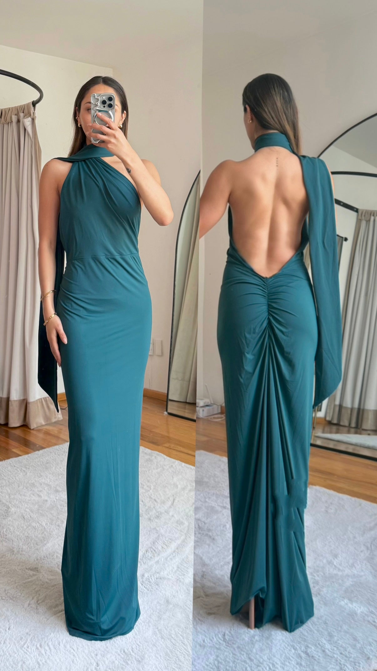 Steph Green Maxi Dress