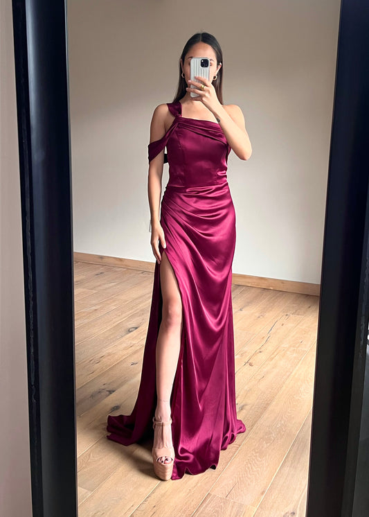 Yael Wine Maxi Dress