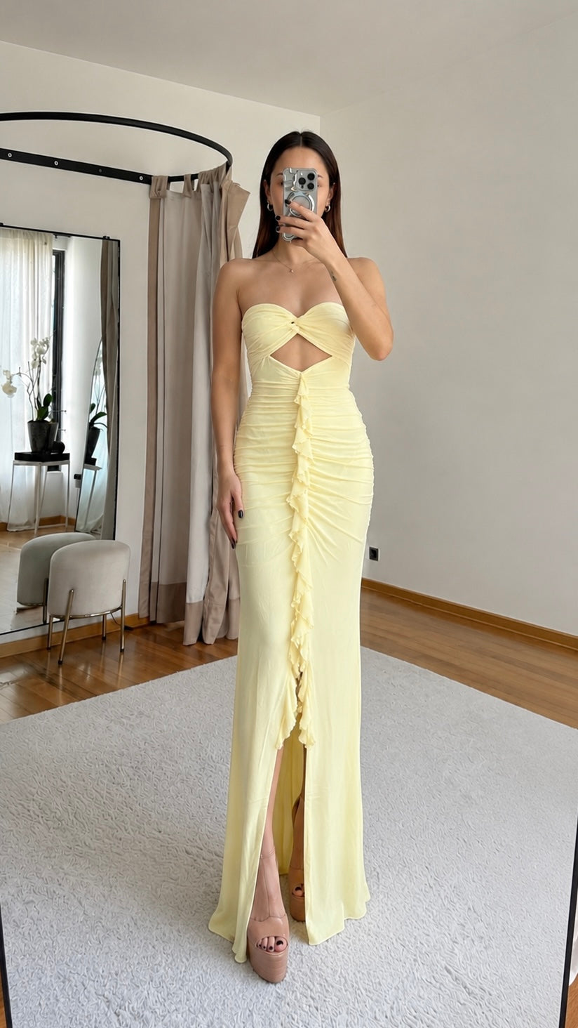 Kelly Yellow Maxi Dress