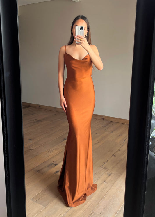 Sara Terracota Maxi Dress