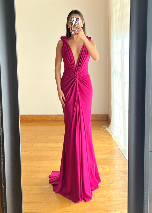Greyse Pink Maxi Dress