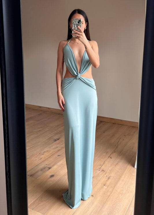 Gabriella Blue Maxi Dress