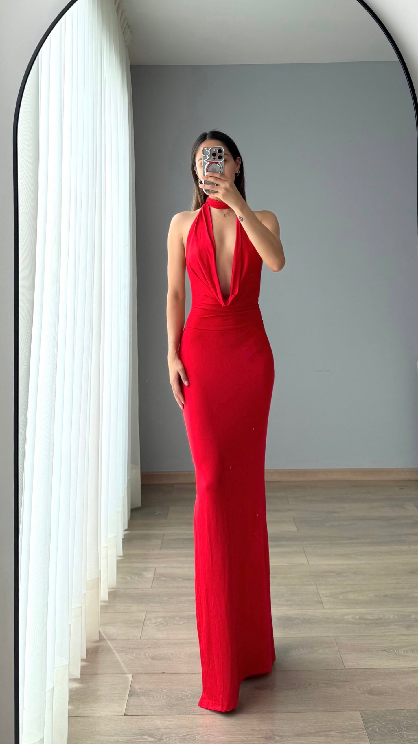 Tully Red Maxi Dress
