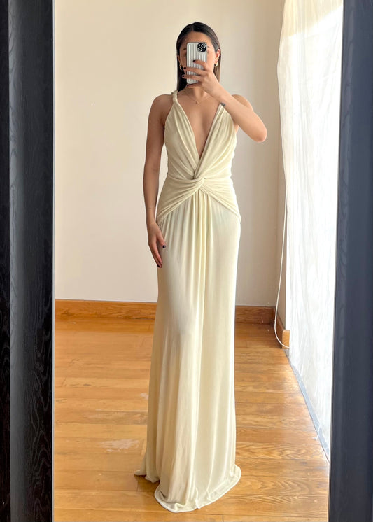 Julieta Yellow Maxi Dress