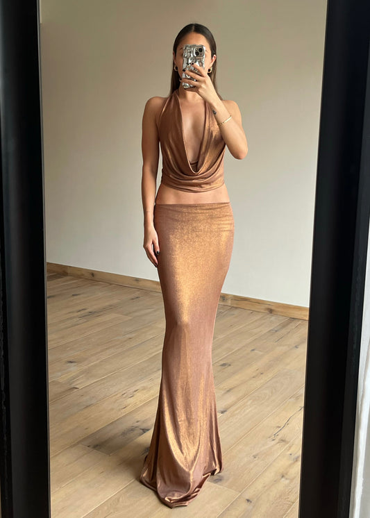 Golden Helena Maxi Set