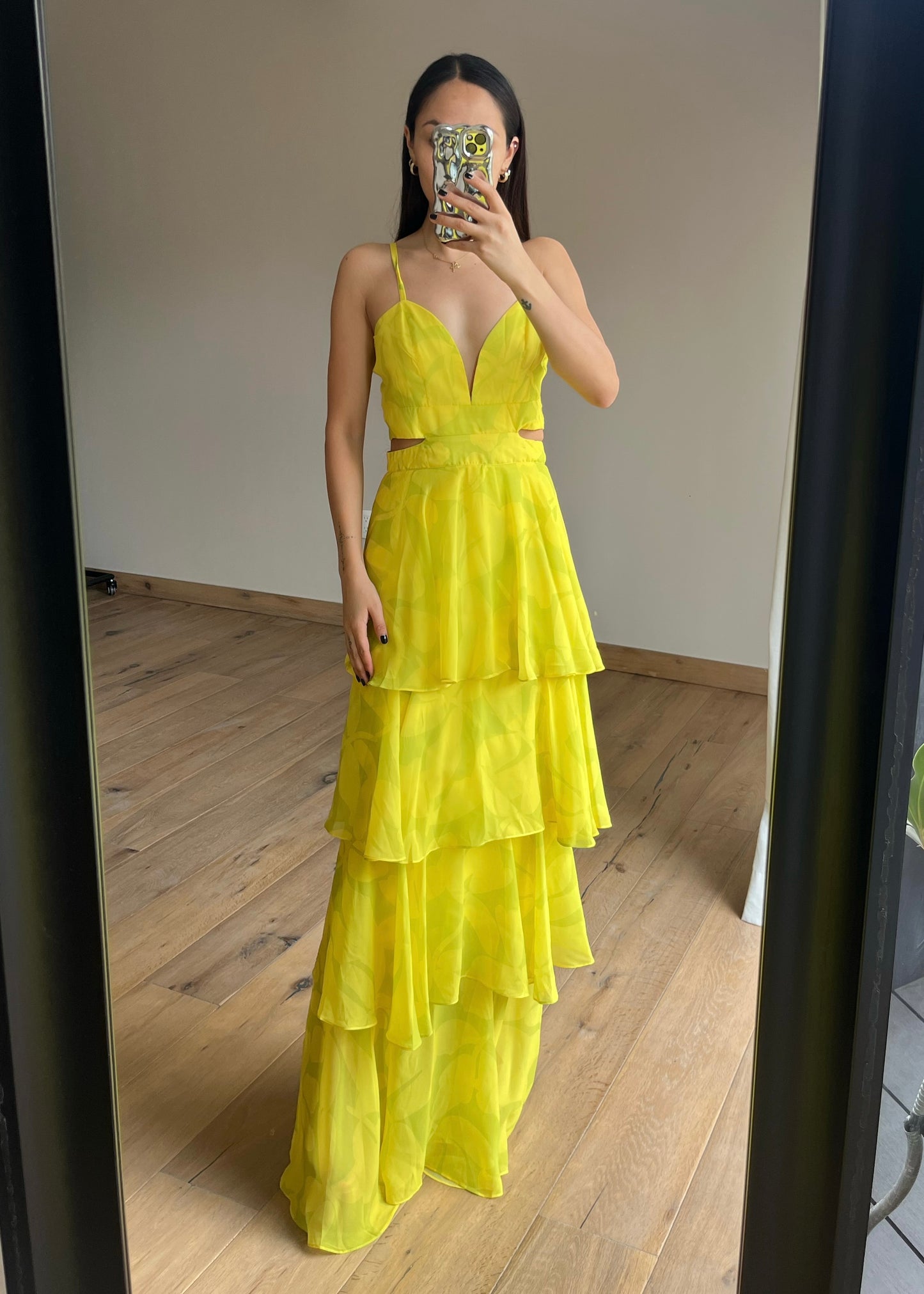 Tröpical Bela Yellow Maxi Dress