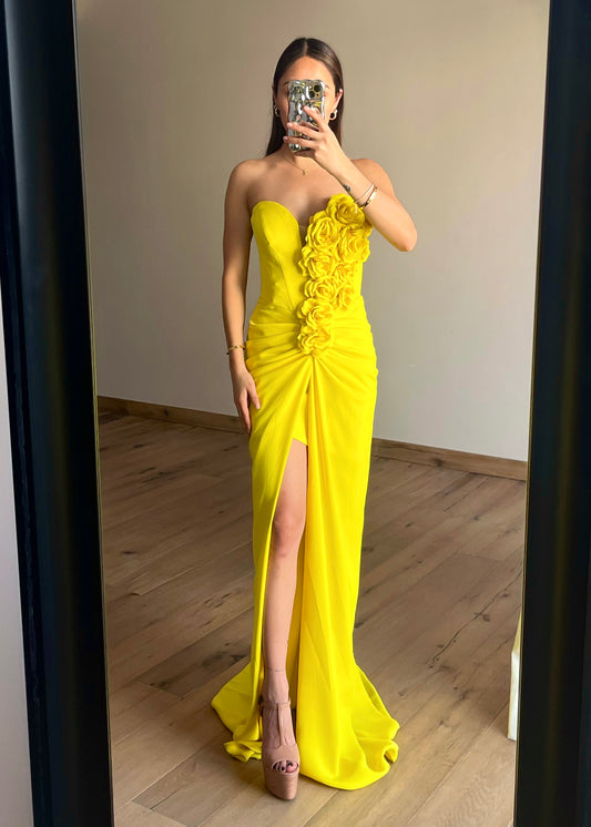 Julia Yellow Maxi Dress