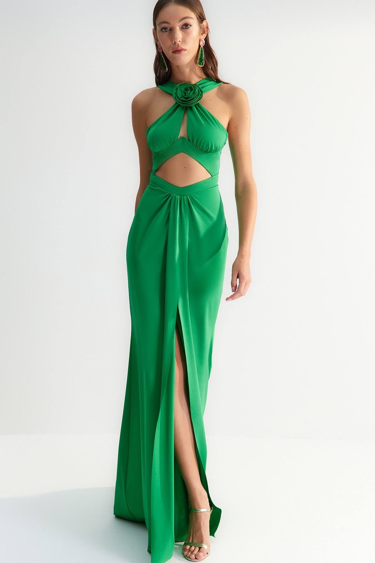 Sienna Emerald Maxi Dress