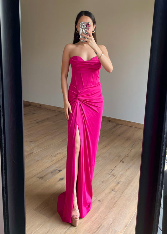 Sienna Pink Maxi Dress