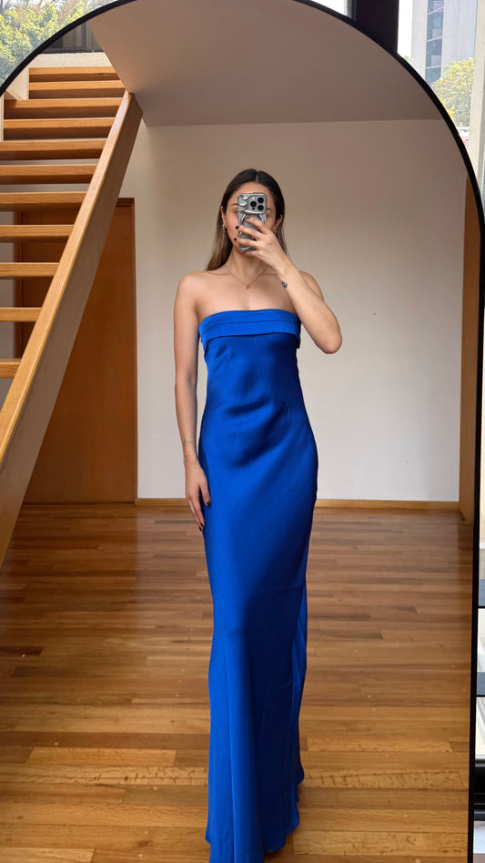 Margarita Royal Blue Maxi Dress