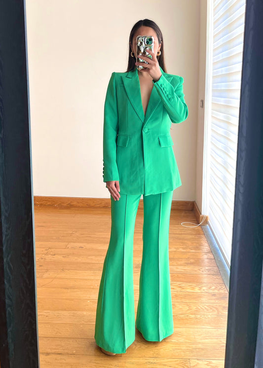 Priscilla Green Suit